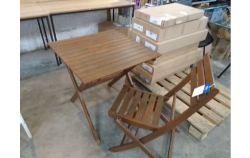 TABLE DE JARDIN + 1 CHAISE