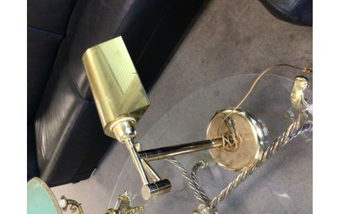 LAMPE DE BUREAU DORE