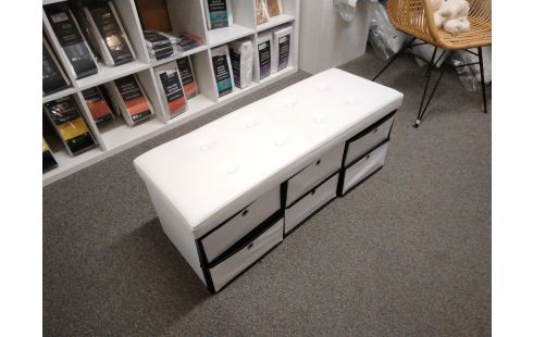 BANC COFFRE 6 TIROIRS