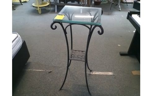 SELLETTE HAUTE FER AVEC VERRE