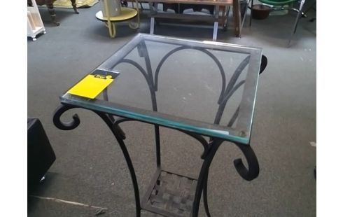 SELLETTE HAUTE FER AVEC VERRE