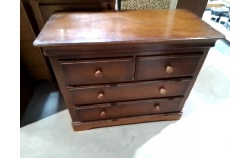 COMMODE BOIS FONCE 4T