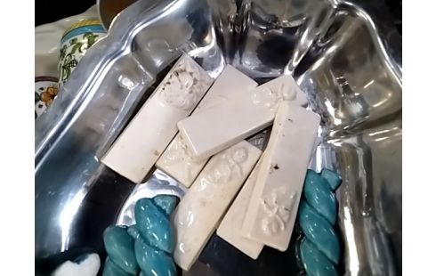 SUPPORT A COUTEAU BLANC LOT DE 6