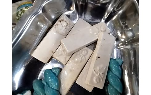 SUPPORT A COUTEAU BLANC LOT DE 6