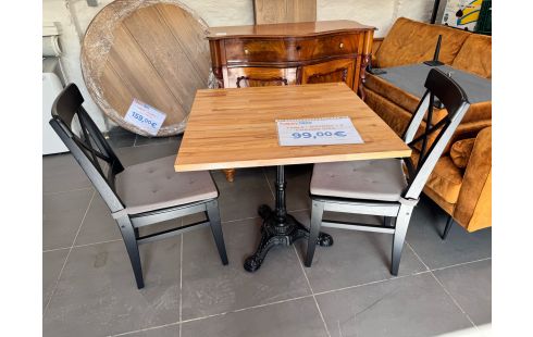 TABLE BISTROT + 2 CHAISES IKEA