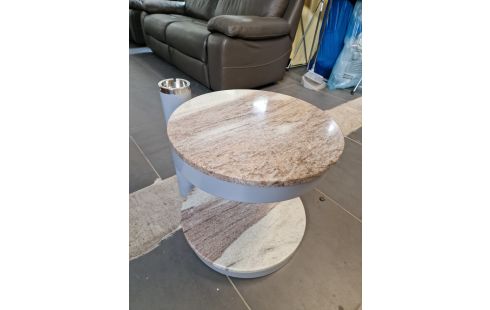 TABLE BASSE MARBRE SIR 2 NIVEAUX