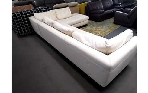 CANAPE D'ANGLE CUIR ROCHE BOBOIS