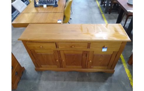 ENFILADE PIN 3 PORTES / 3 TIROIRS