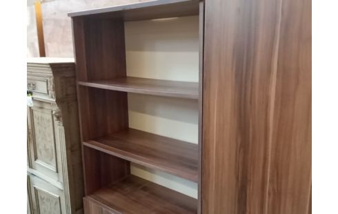 MEUBLE DE RANGEMENT OUVERT STRATIFIE FONCE 2 PORTES