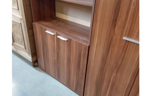 MEUBLE DE RANGEMENT OUVERT STRATIFIE FONCE 2 PORTES