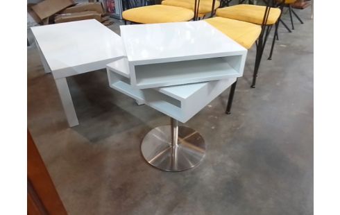 CHEVET MODULABLE LAQUE BLANC