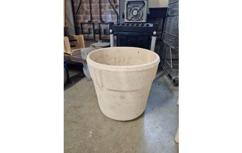 CACHE POT BEIGE GRAND MODELE