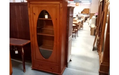 VITRINE pin 1 porte 1 tiroir