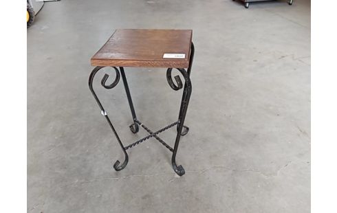 SELLETTE CHENE ET FER FORGE