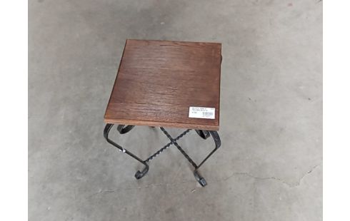 SELLETTE CHENE ET FER FORGE