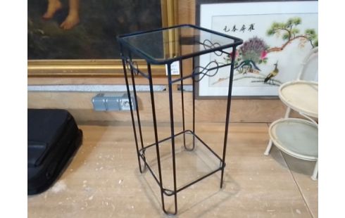 SELLETTE METAL VERRE