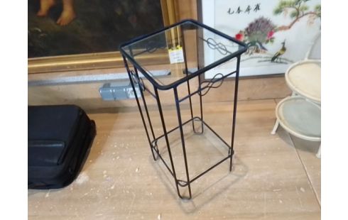 SELLETTE METAL VERRE