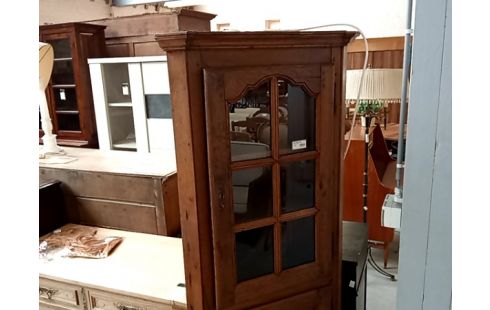 ENCOIGNURE CHENE 1 PORTE VITREE+1PORTE CHENE