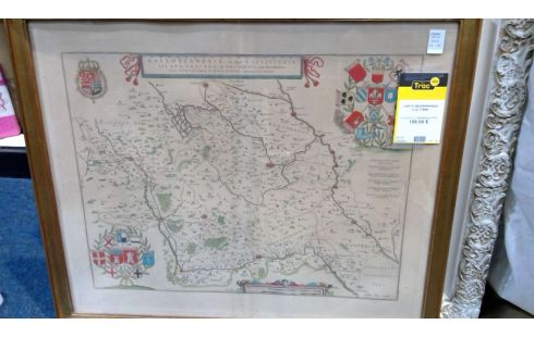 CARTE GÉOGRAPHIQUE LILE 17ÈME