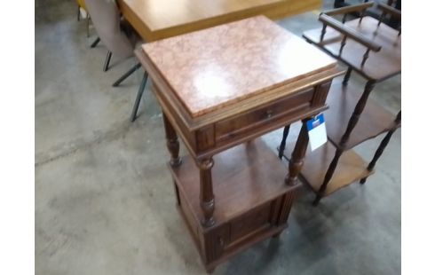 CHEVET 1 TIROIR DESSUS MARBRE