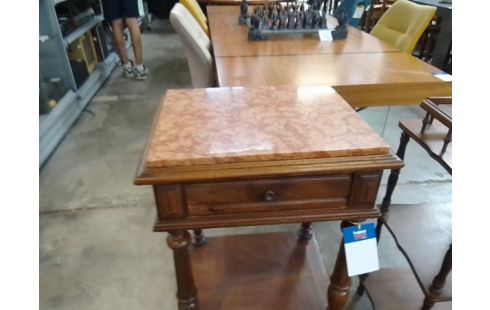 CHEVET 1 TIROIR DESSUS MARBRE