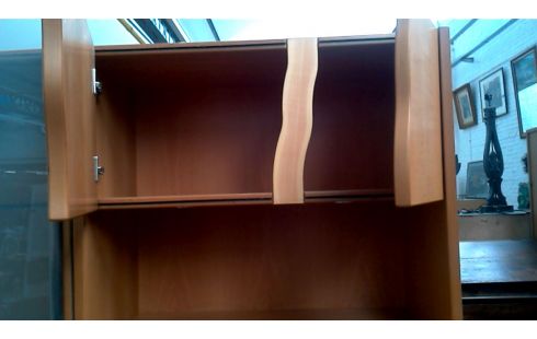 WOHNZIMMERSCHRANK DESIGN GRANIT LADEN 5 TÜREN BELEUCHTET