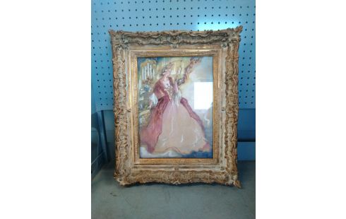 AQUARELLE FEMME ELEGANTE