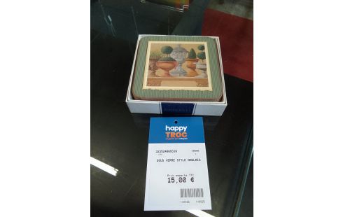 SOUS VERRE STYLE ANGLAIS