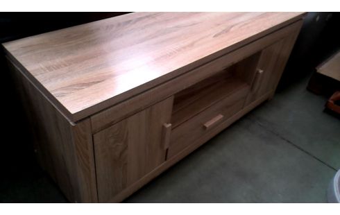 MUEBLE TELE LACADO, , MADERA LOOK 2 PUERTAS 1 CAJÓN