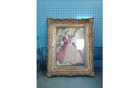 AQUARELLE FEMME ÉLÉGANTE