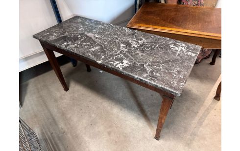 TABLE MARBRE BICOLOR