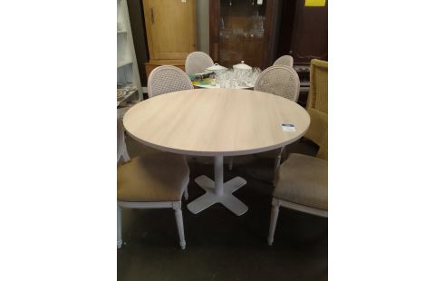 TABLE RONDE ASPECT MARBRE