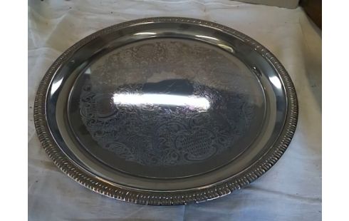 PLATEAU METAL ARGENTE