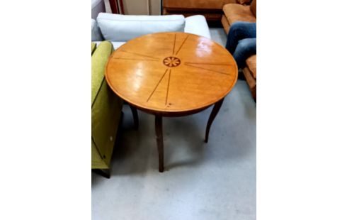 TABLE RONDE MARQUETERIE