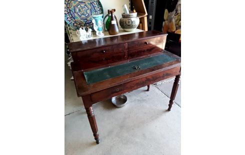 BONHEUR DU JOUR PLACAGE ACAJOU CLES