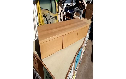 MEUBLE TV BAS 3 TIROIRS