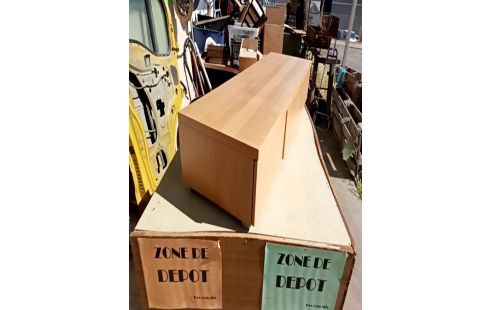 MEUBLE TV BAS 3 TIROIRS