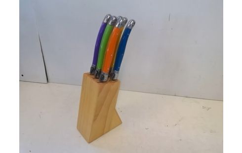 LOT DE 6 6 COUTEAUX AVEC SUPPORT