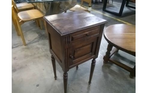 CHEVET 1 TIROIR 1 PORTE BOIS EN L'ETAT