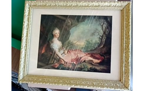 CADRE PHOTO FEMME DORÉ