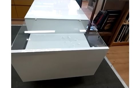 TABLE BASSE MODERNE BLANCHE