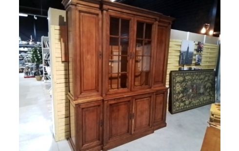 VITRINE BIBLIOTHEQUE MERISIER 8P