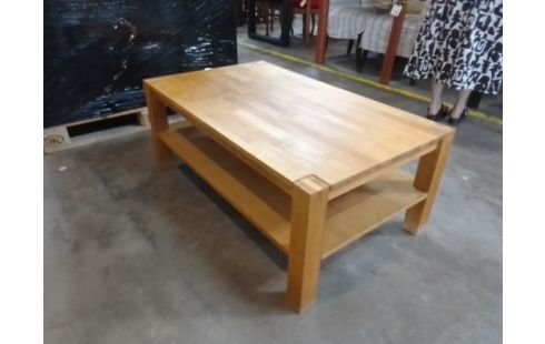 TABLE BASSE CHENE MASSIF