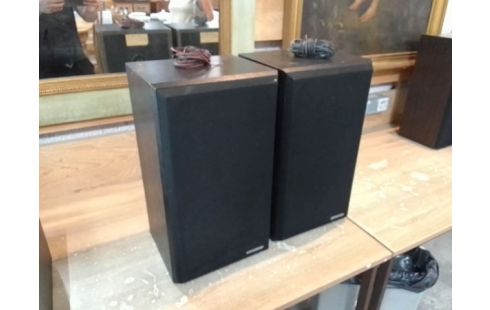 ENCEINTES LA PAIRE KENWOOD + CABLES 2X120W