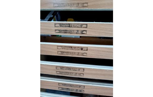 SOMMIER A LATTES 140/190 CONFORT RÉGLABLE