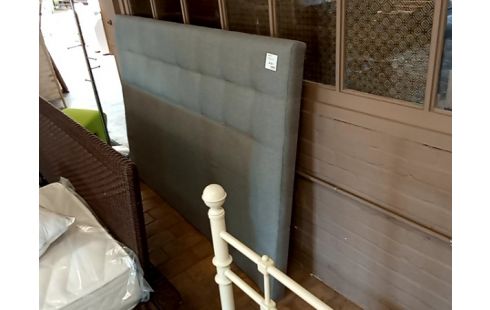 TETE DE LIT tissu gris