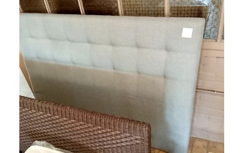 TETE DE LIT tissu gris