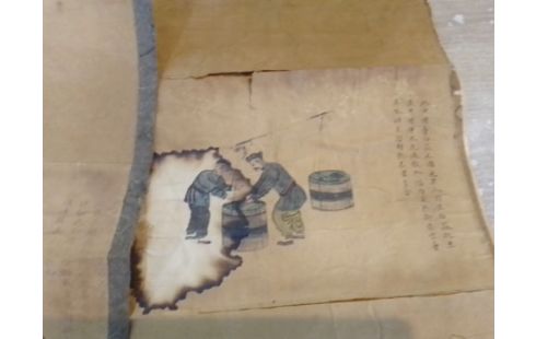 PEINTURE SUR PAPIER CHINE