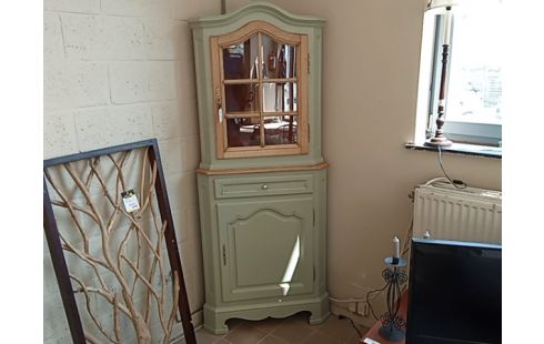 ENCOIGNURE VITRÉE VERT SAUGE