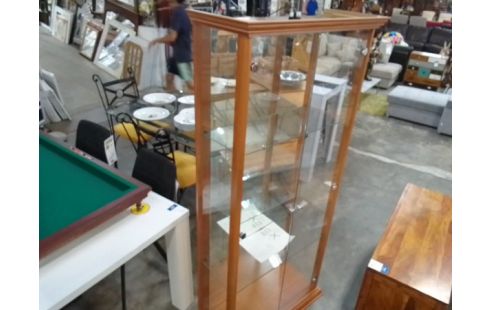 VITRINE 2 PORTES SANS CLÉS